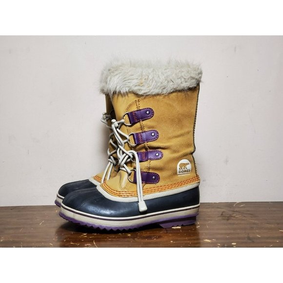 Sorel Joan of Artic Wedge Boots‎ Women's Size 5 Waterproof - Picture 1 of 7